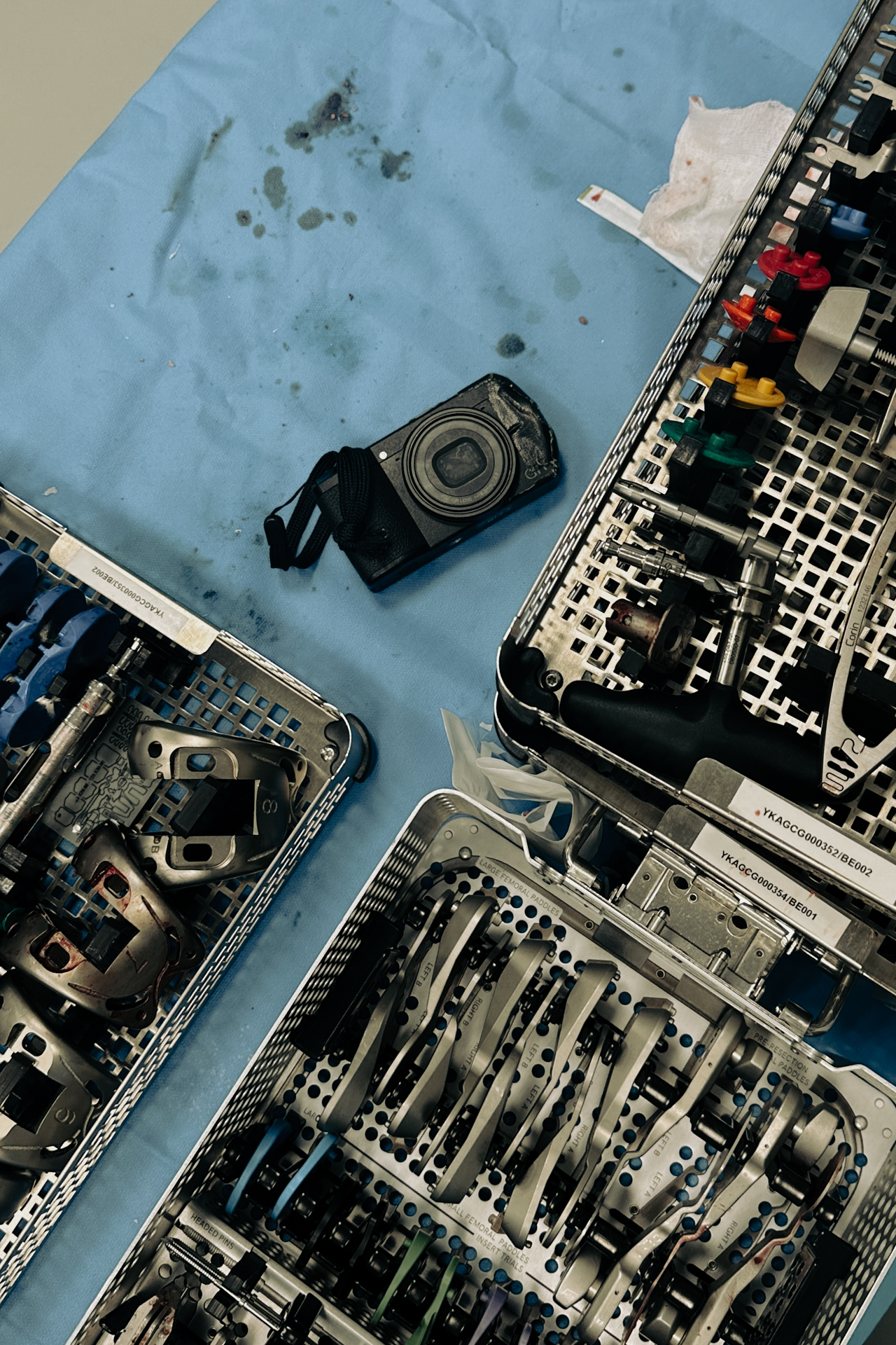 3 months in a surgery room.